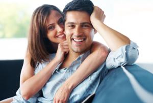 Smiling couple cosmetic dentistry Kelowna
