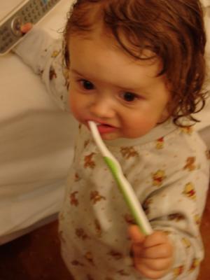 Toddler Brushing Teeth