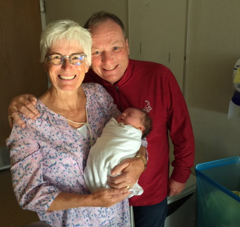 Mel with grandbaby